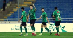 النجمة تفرض التعادل المثير 2-2 في شوط أول مليء بالإثارة والندية خلال منافسات الدوري السعودي